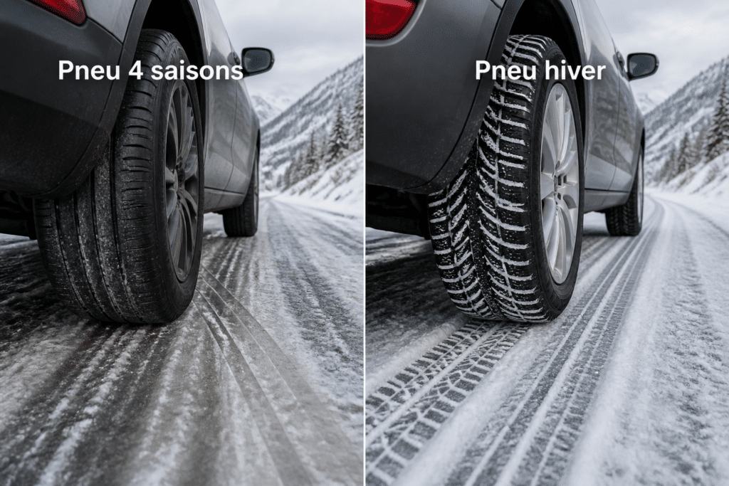 pourquoi les pneus 4 saisons sont à éviter