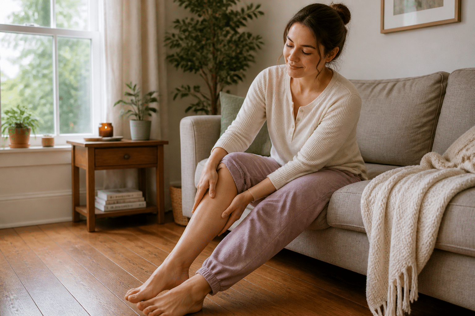 massage des jambes