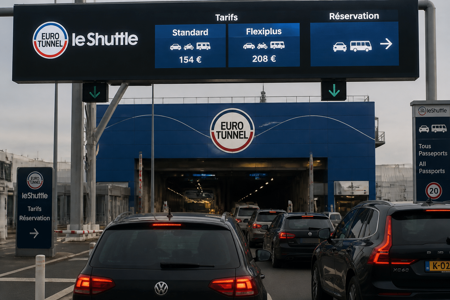 tunnel sous la manche voiture tarif