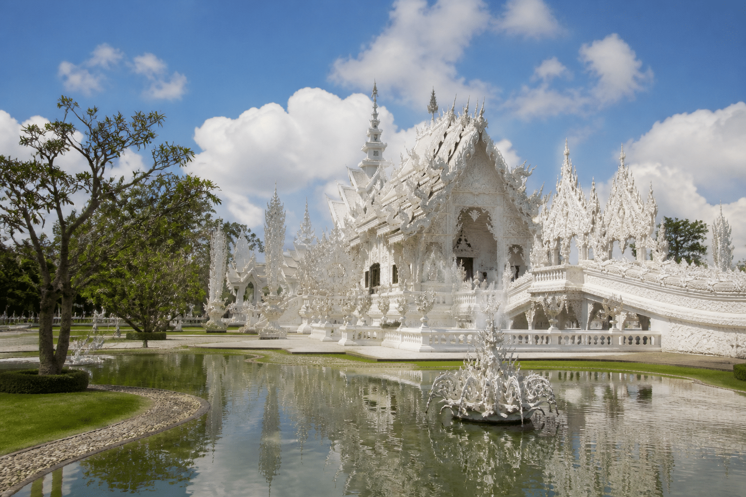 white temple thailand